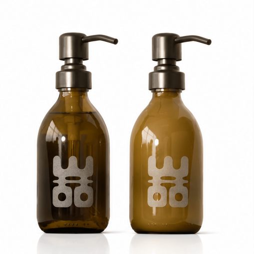 WOO Handverzorgingsset 250 ml – studiofoto witte achtergrond