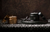 WOO Sustainable Scented Travel Candle | Gold | 10 Hr Burn Time