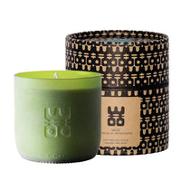 WOO Sustainable Scented Lucky Candle |  Upcycled Wine Bottle | 60 Hr Burn Time