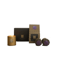 WOO Refillable Scented Candle Set -  Gold