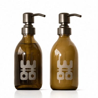 WOO Handverzorgingsset 250 ml – studiofoto witte achtergrond