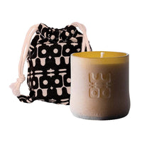 WOO Sustainable Scented Lucky Candle |  Upcycled Beer Bottle | 25 Hr Burn Time