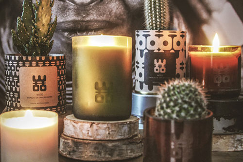 Upcycled eco-friendly candles recycled vegan gifts