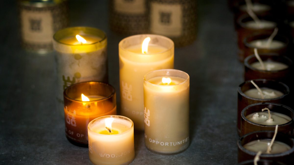 sustainable candles - made in Vietnam Danang